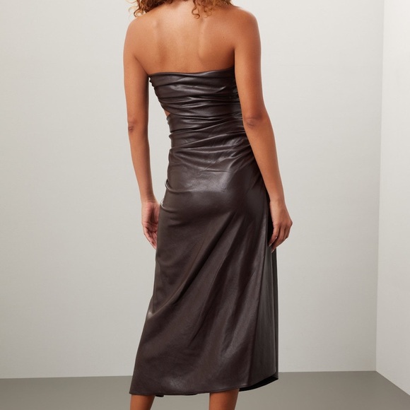 ALC Andie‎ dress in chocolate size 8 - Picture 3 of 11